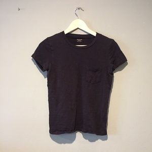 Madewell Black Cotton T-Shirt